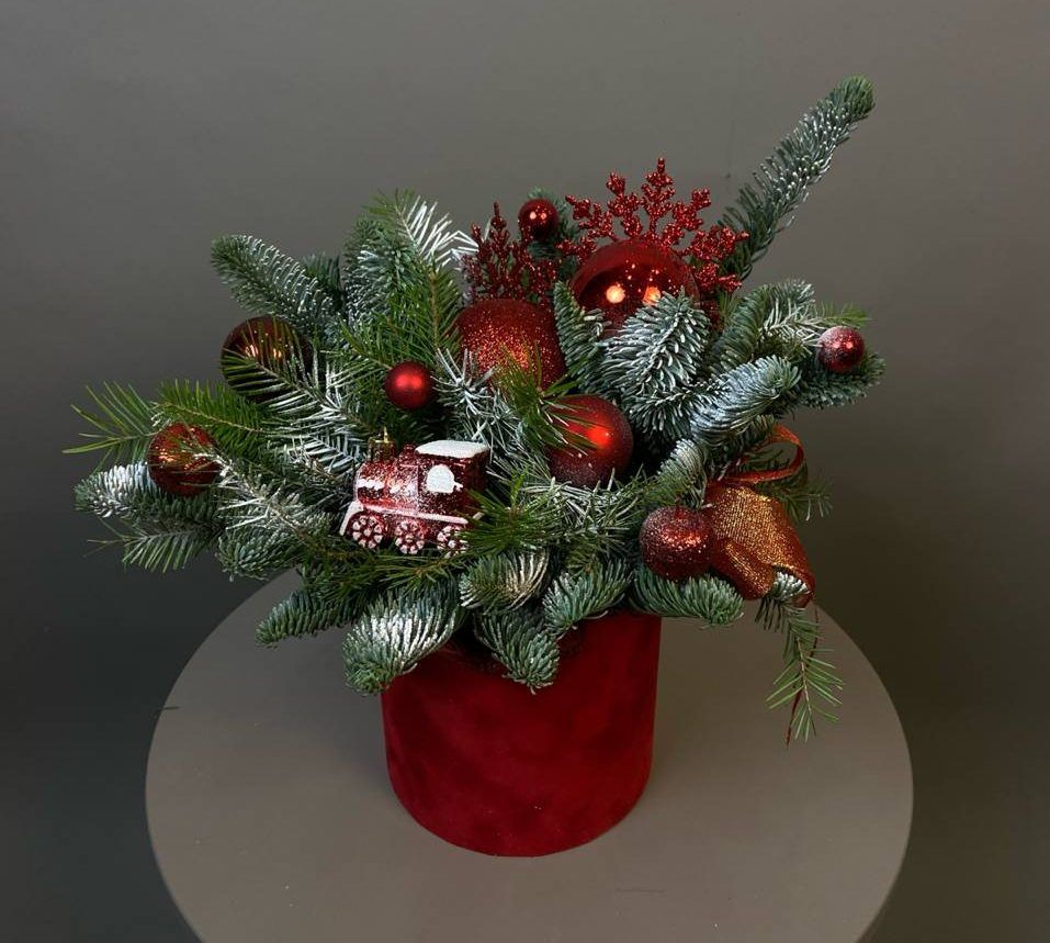 Новогодняя композиция "Счастливого нового года"