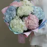 Букет из гортензий микс М 2