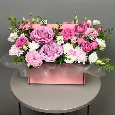 Ящик с цветами "Прованс пинк"