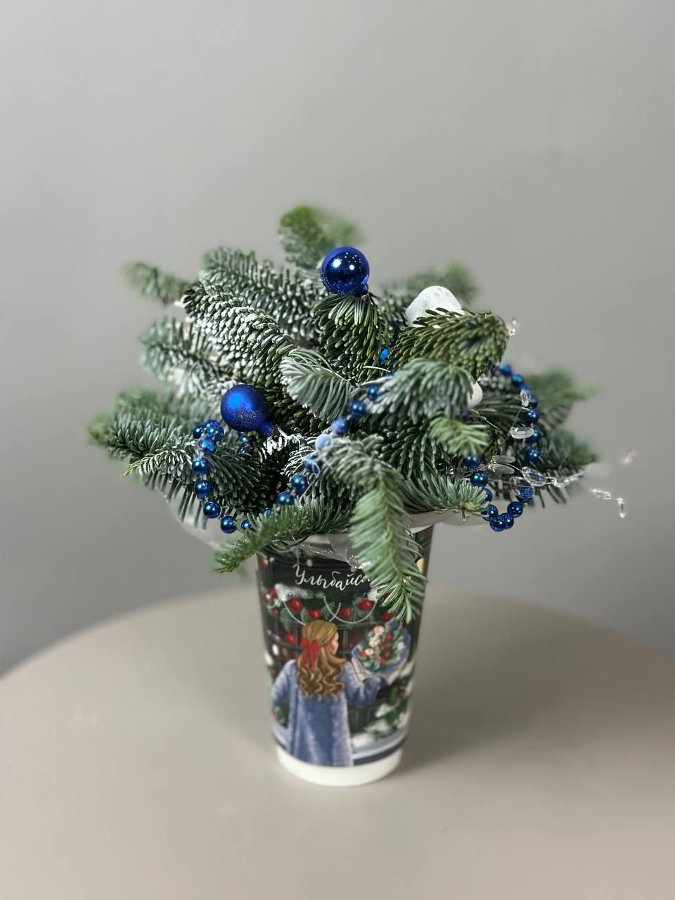 Новогодняя композиция "Зимний комплимент 2"