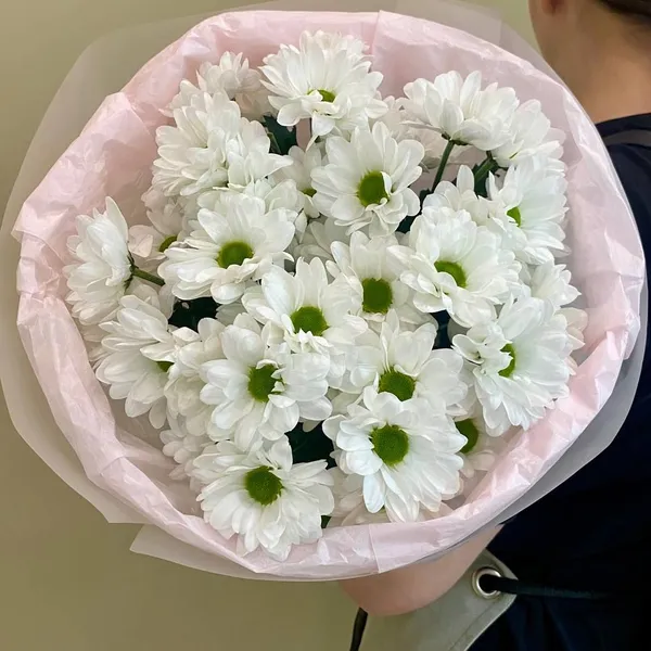 Букет из кустовых хризантем "Бакарди" S