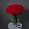 Букет траурный из 100 красных гвоздик 1