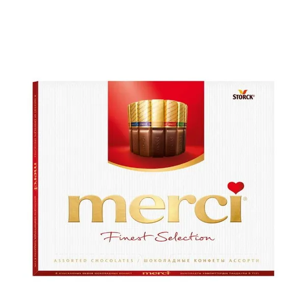 Конфеты Merci Finest selection Ассорти, 250г, Германия