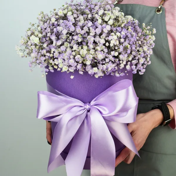 Коробка из гипсофилы микс 13 шт.