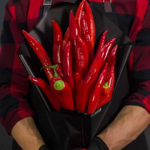 Мужской букет из перца