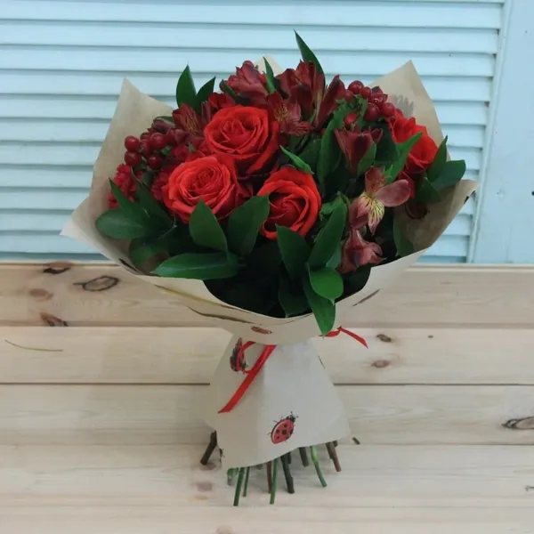 Букет "Красная страсть"