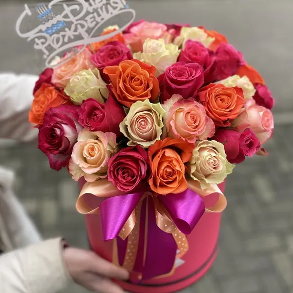 Коробка из 31 кенийской розы