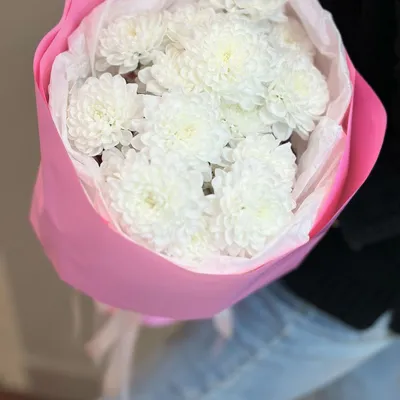 Букет из кустовых хризантем "Комплимент S"