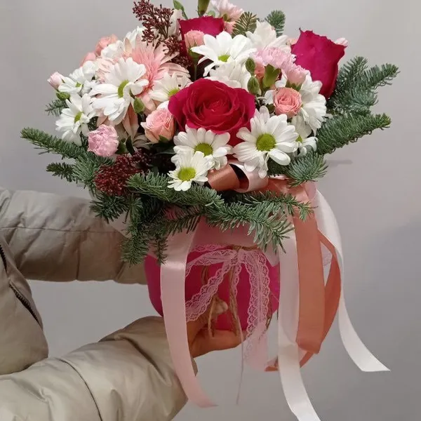 Новогодняя композиция  "Нежность"