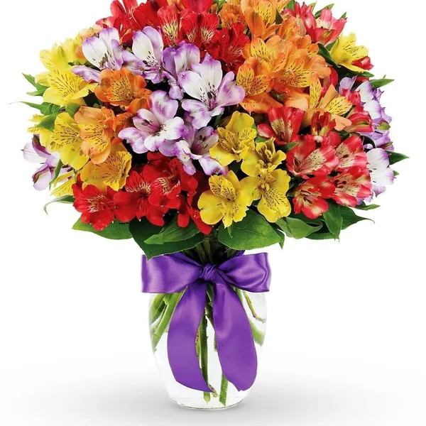 Букет из 25 альстромерий микс