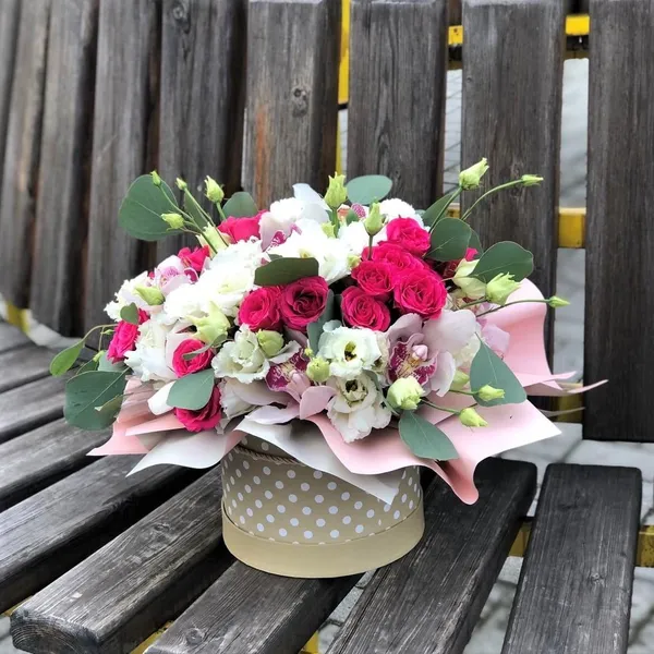 Коробка с цветами "Американо"