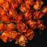 Букет из 35 оранжевых роз 45 см 2