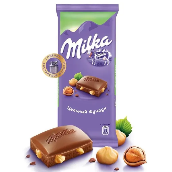 Шоколад Milka молочный, 90г