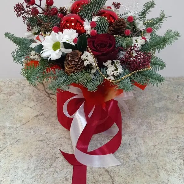 Новогодняя композиция  "Встреча"