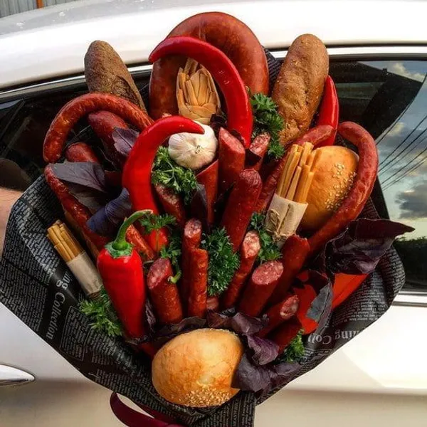 Мужской букет "Рог изобилия"