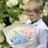 Букет из гортензий "Нежный" 2