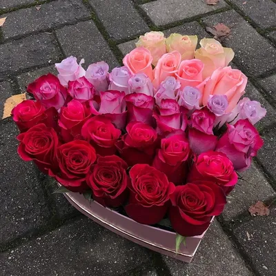 Коробка сердце "Градиент"