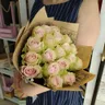 Букет из 15 нежных роз 60 см 1