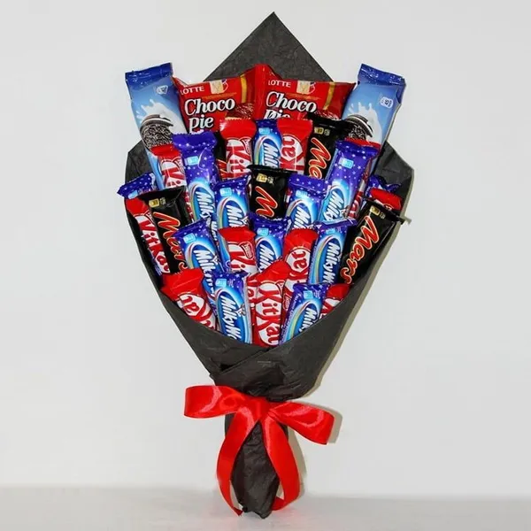 Букет из конфет "Три шоколада"