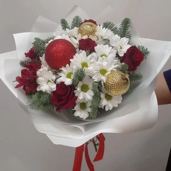 Новогодний букет  "Зимушка"