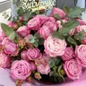 Букет кустовых пионовидных роз "Любимой мамочке" 2