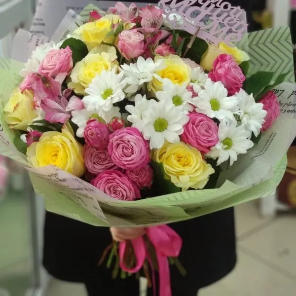 Букет "Самой лучшей мамочке"