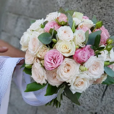 Букет невесты №5 "Розовая коллекция"