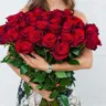 Букет из 51 красной розы "Эксплорер" 60 см 1